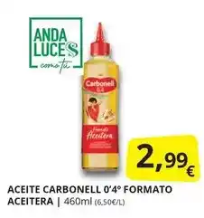 Supermercados MAS Anda - aceite carbonell 0'4° oferta