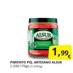 Supermercados MAS Alsur - pimiento piq. artesano oferta