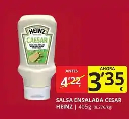 Supermercados MAS Heinz - salsa ensalada cesar oferta