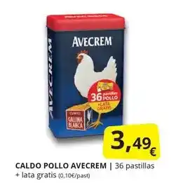 Supermercados MAS Avecrem - caldo pollo oferta