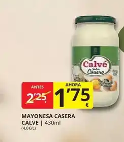 Supermercados MAS Calvé - mayonesa casera oferta