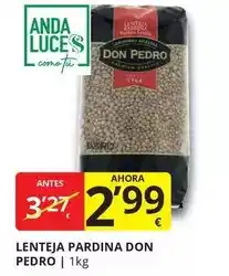 Supermercados MAS Anda - lenteja pardina don pedro oferta
