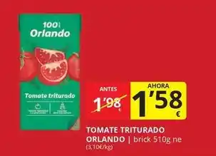 Supermercados MAS Orlando - tomate triturado oferta