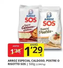 Supermercados MAS Sos - arroz especial caldo oferta