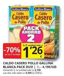 Supermercados MAS Gallina blanca - caldo casero pollo oferta
