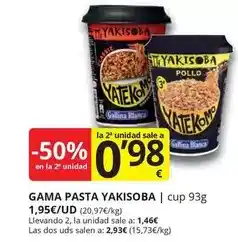 Supermercados MAS Gallina blanca - gama pasta oferta