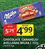 Supermercados MAS Milka - chocolate caramelo/avellanas oferta