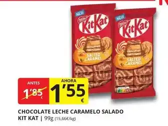 Supermercados MAS Caramelo - chocolate leche salado oferta