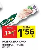 Supermercados MAS Ibéritos - paté crema pavo oferta