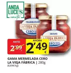 Supermercados MAS La vieja fábrica - gama mermelada oferta