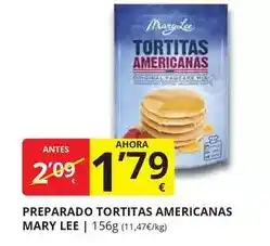 Supermercados MAS Lee - preparado tortitas americanas oferta