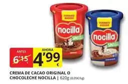 Supermercados MAS Nocilla - crema de cacao original o chocoleche oferta