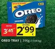 Supermercados MAS Oreo - tray oferta