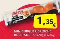 Supermercados MAS Dulcesol - miniburger brioche oferta