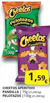 Supermercados MAS Cheetos - aperitivo pandilla oferta
