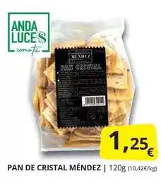 Supermercados MAS Anda - pan de cristal mendez oferta