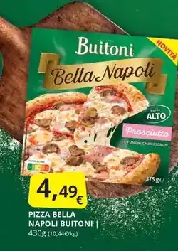 Supermercados MAS Buitoni - pizza bella napoli oferta