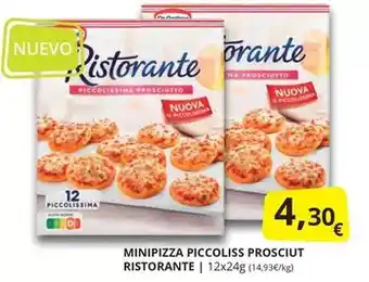 Supermercados MAS Ristorante - mini pizza oferta