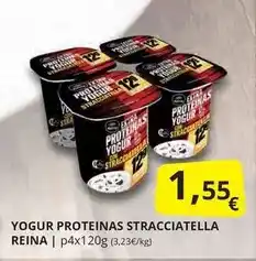 Supermercados MAS Reina - yogur proteinas stracciatella oferta