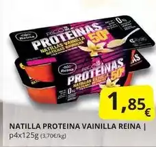 Supermercados MAS Reina - natilla proteina vainilla oferta