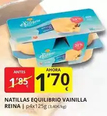 Supermercados MAS Reina - natillas equilibrio vainilla reina oferta