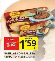Supermercados MAS Reina - natillas con galleta oferta