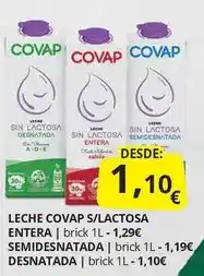Supermercados MAS Covap - leche s/lactosa oferta