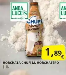 Supermercados MAS Anda - horchata chufi m. horchatero oferta