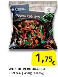Supermercados MAS La sirena - wok de verduras oferta