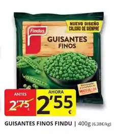 Supermercados MAS Findus - guisantes finos oferta
