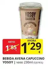 Supermercados MAS Yosoy - bebida avena capuccino oferta