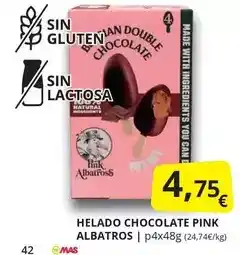 Supermercados MAS Mas - helado chocolate oferta