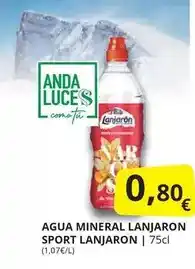Supermercados MAS Lanjarón - agua mineral lanjaron sport oferta