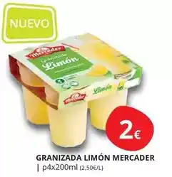 Supermercados MAS Mercader - granizada limón mercader oferta