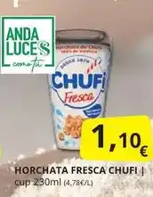 Supermercados MAS Chufi - horchata fresca oferta