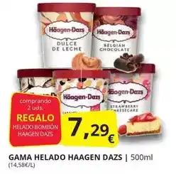 Supermercados MAS Häagen-dazs - gama helado oferta