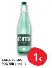 Supermercados MAS Fonter - agua c/gas oferta