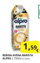 Supermercados MAS Alpro - bebida avena oferta