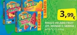 Supermercados MAS Pirulo - helado fruit joy, mango o sandia oferta