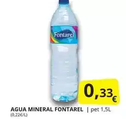 Supermercados MAS Fontarel - agua mineral oferta