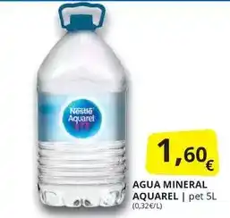 Supermercados MAS Aquarel - agua mineral oferta