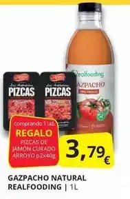 Supermercados MAS Realfooding - gazpacho natural oferta