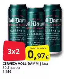 Supermercados MAS Voll-damm - cerveza oferta