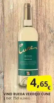 Supermercados MAS Cune - vino rueda verdejo oferta