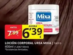 Supermercados MAS Mixa - locion corporal oferta