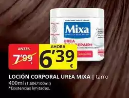 Supermercados MAS Mixa - locion corporal oferta