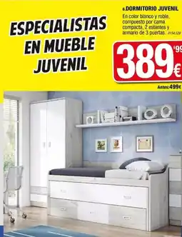 Rapimueble Blanco - dormitorio juvenil oferta