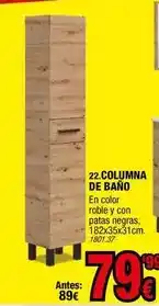 Rapimueble Columna de bano oferta