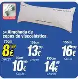 Rapimueble Almohada de copos de viscoelastica oferta