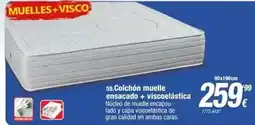 Rapimueble Colchon muelle ensacado + viscoelastica oferta